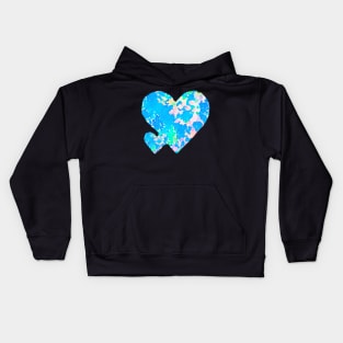 Double heart print Kids Hoodie